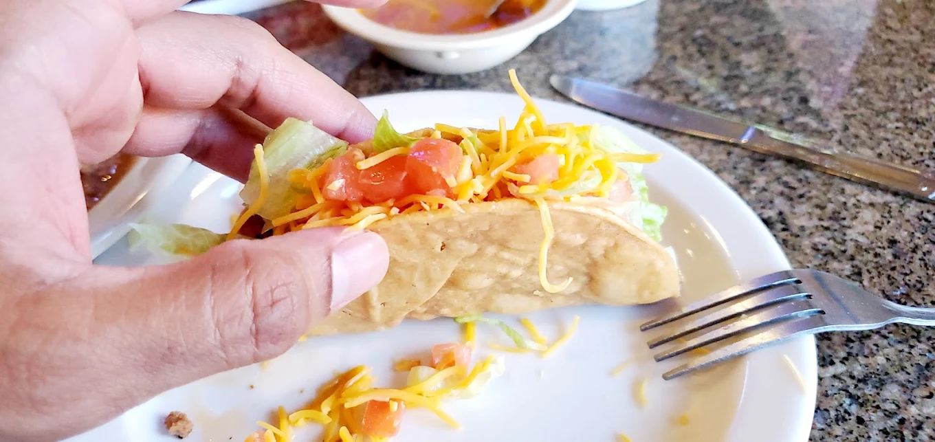 Kids Crispy Taco Plate - Kid-friendly crispy taco.