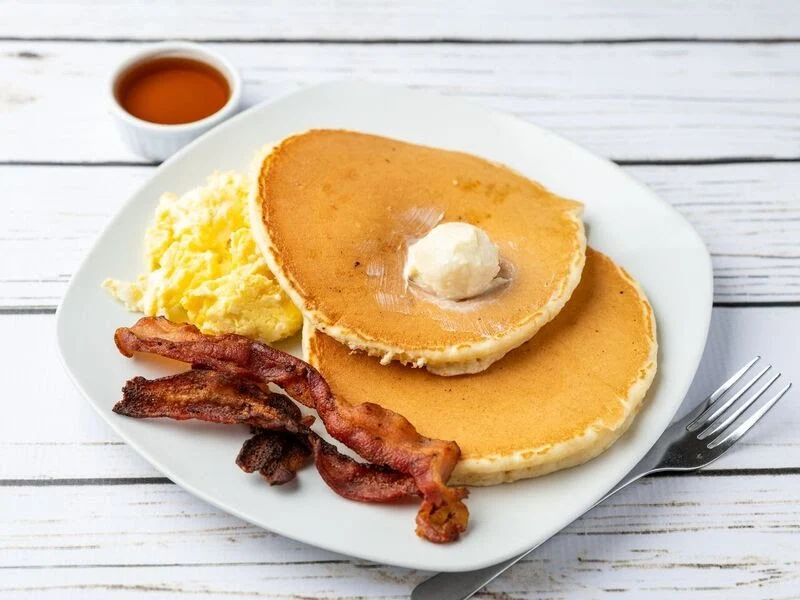 Pancake Plate - Fluffy breakfast pancakes.